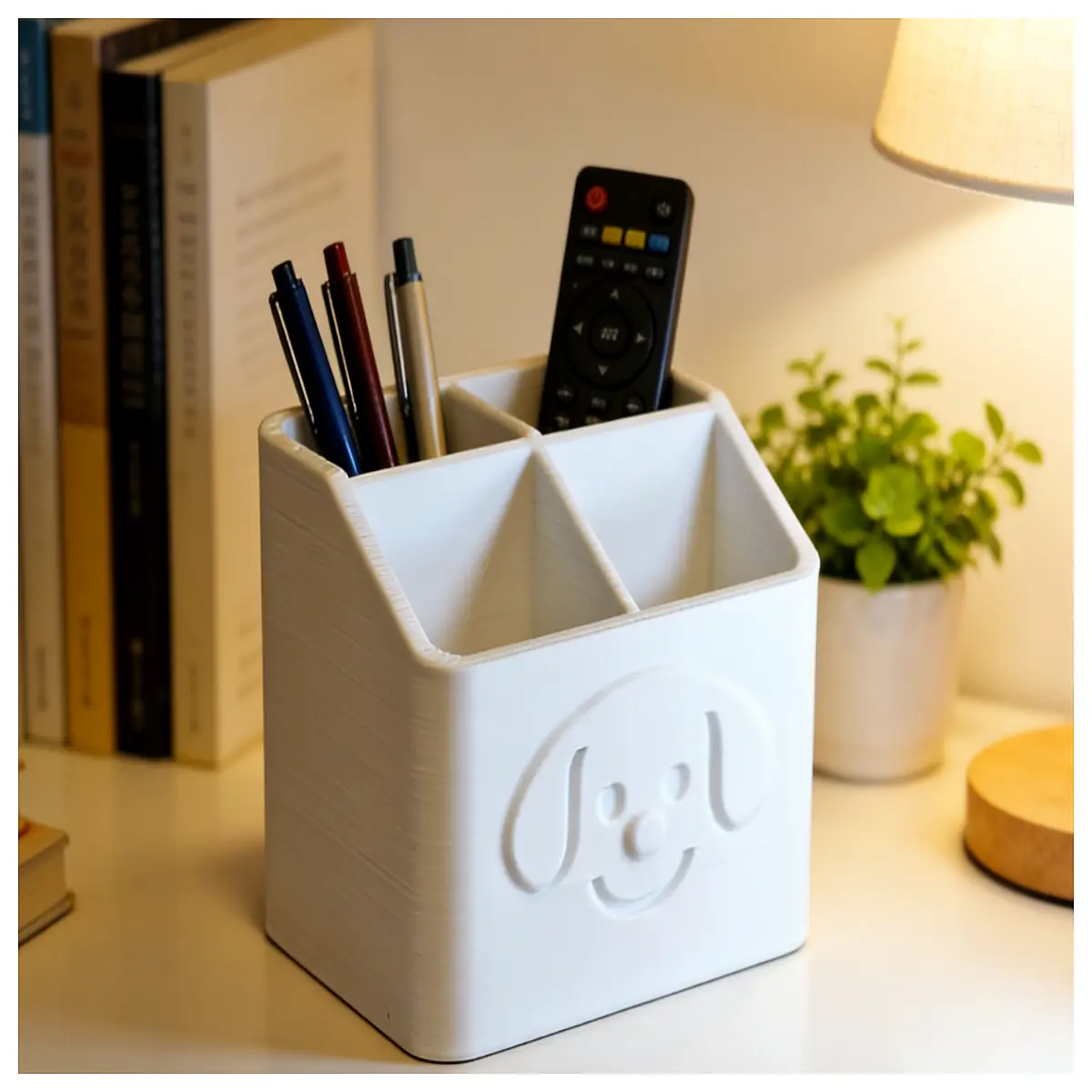 Minimalist Cute Pencil Case Organizer Multi Compartment Desk Storage Box Student Stationery Holder Decorative Container