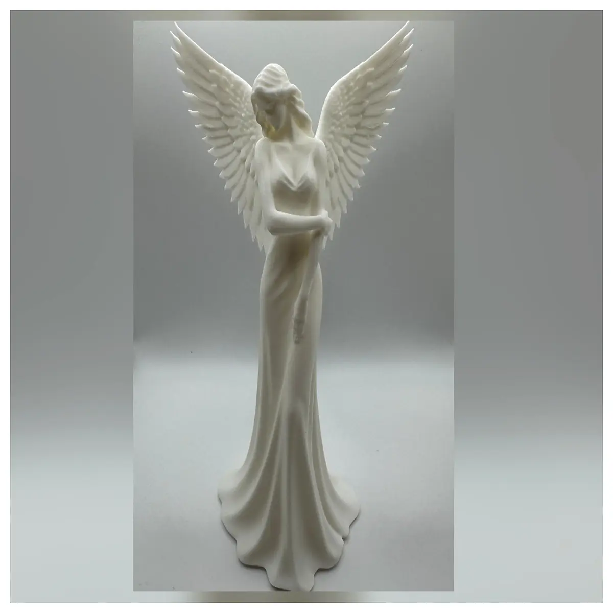 Graceful Winged Angel Toy Collectible Model Figurine Angel Decor Anime Figure Beautiful Gift Wing Display