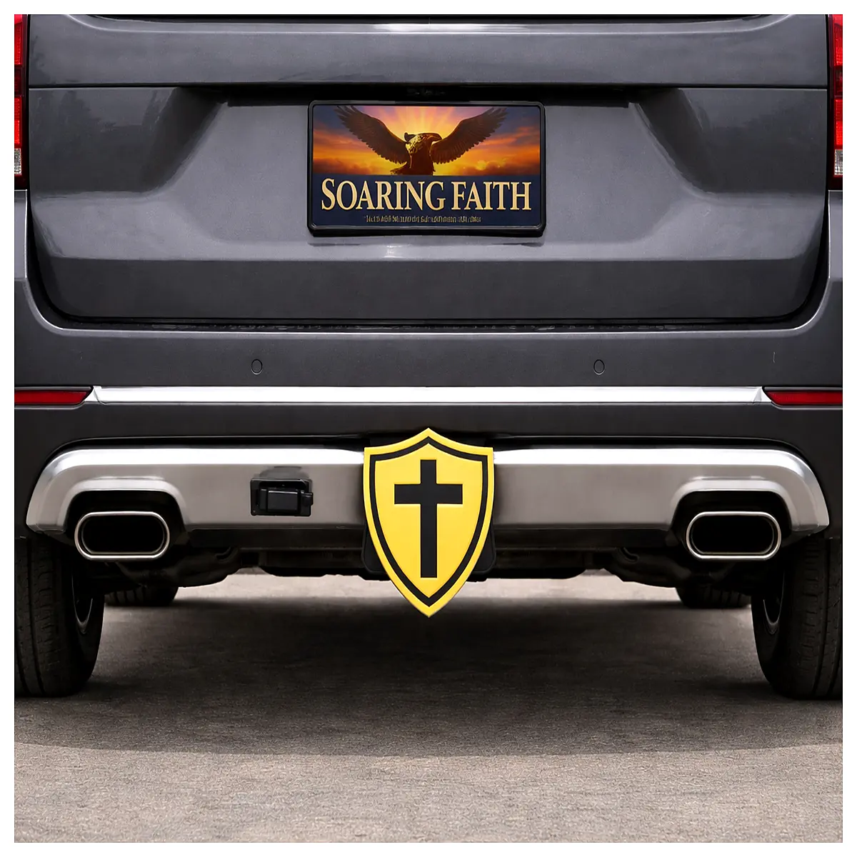 faith shield tow hook cover replacement trim for truck suv off road accessories durable plastic bumper protector