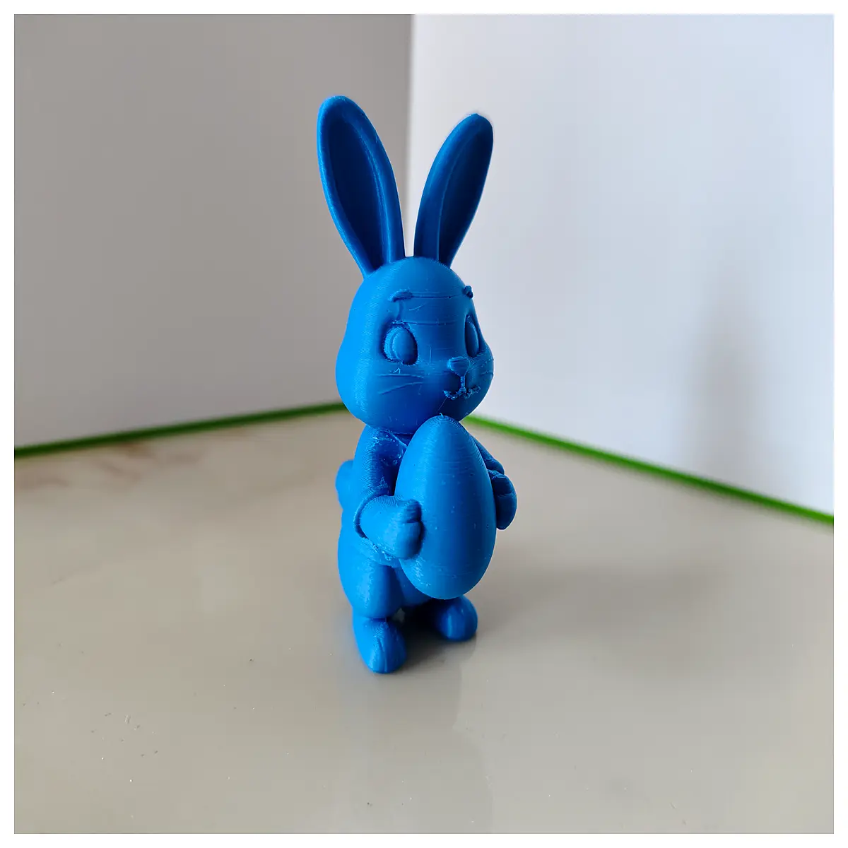 Cute Bunny Plush Holding Easter Egg Toddler Learning Toy Kids Gift Early Education Non