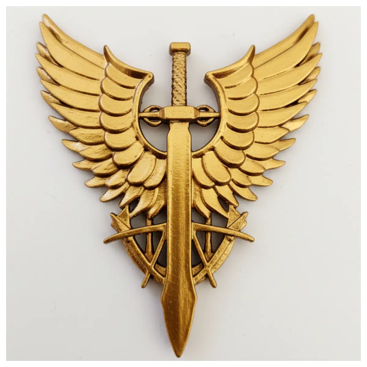 gothic angel pin metal badge punk rock enamel lapel pin for jacket bag cosplay costume accessory dark fantasy jewelry