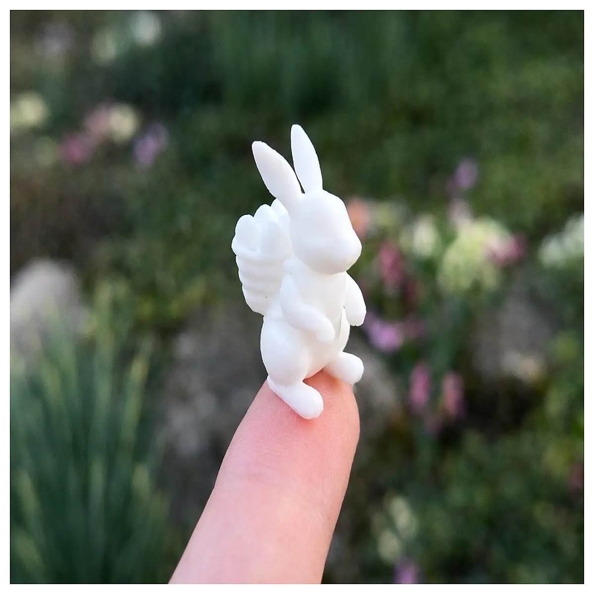 Mini Resurrection Rabbit Decoration 2g Cute Easter Bunny Toy Easter Gift Miniature Rabbit Decor