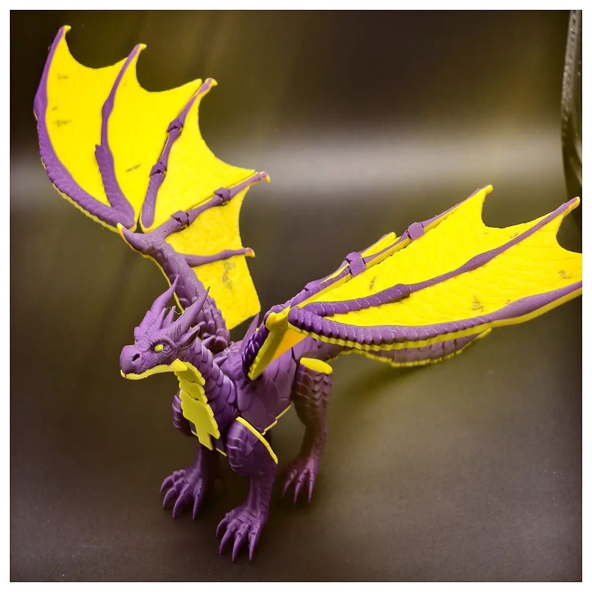 Night Wing Dragon Dark Hunter Unsupported Flight Gear Combat Simulator Flight Game Accessories Flight Simulator Parts