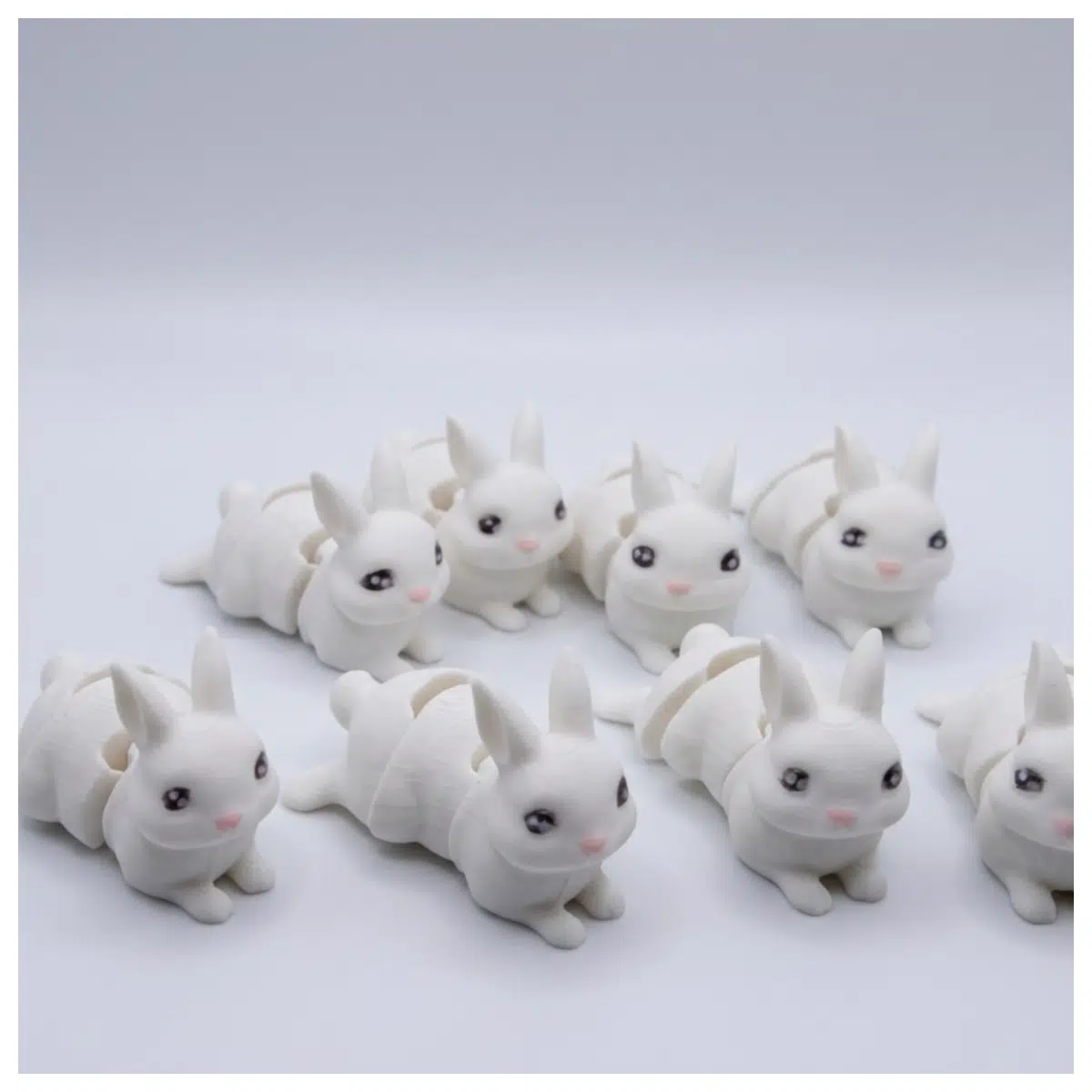 Flexible Rabbit Toy Educational Infant Toys Baby Cognitive Learning Indoor Outdoor Play Plush Animal Fun Gift