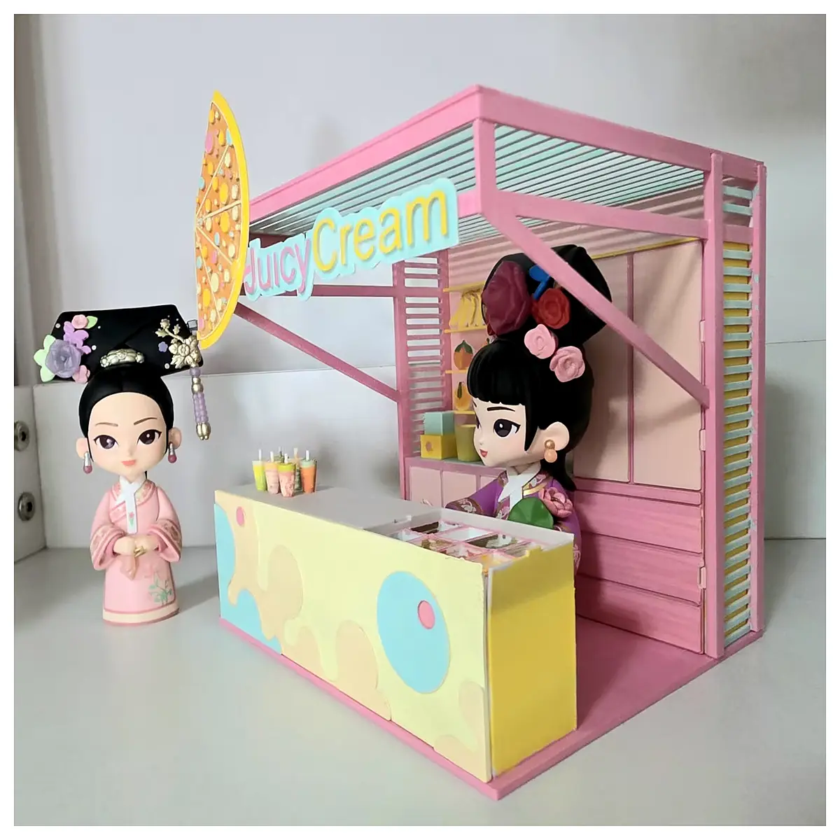 Juice Ice Cream Model Flash Ice Cream Juice Shop Toy Model Fun Creative Gift