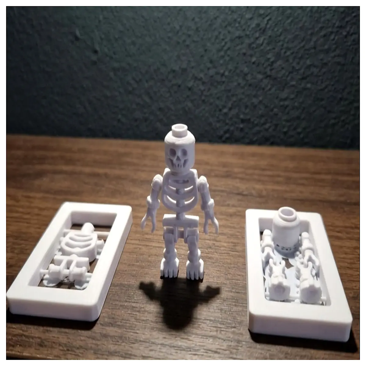 L3GO Skeleton Robot Replacement Cards Parts Assembly Accessories Toy Accessories Mechanical Components Gear Sets