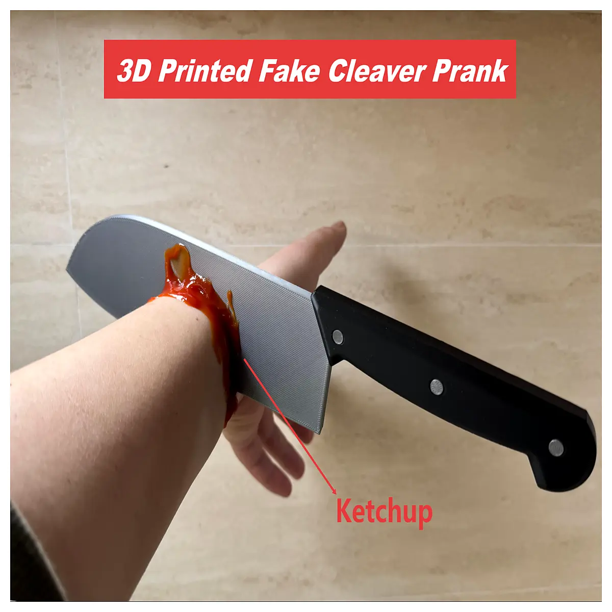 3D Printed Simulation Toy Realistic Prank Props Funny Gag Gift Simulation Accessories