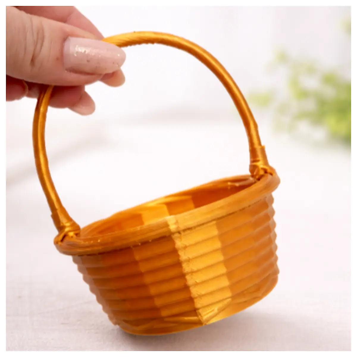 Cute Handheld Mini Basket Toy Storage Bin Baby Kids Portable Shopping Bag Mini Basket Party Gift