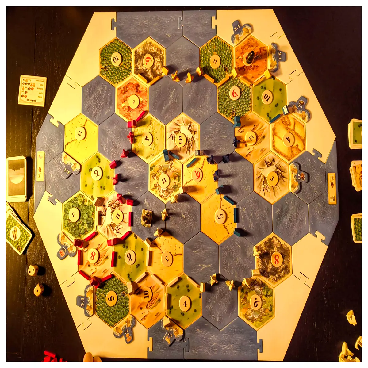 Catan Island Game Pieces Border Decorations Board Game Accessories Expansion Sets Catan Island Collectibles