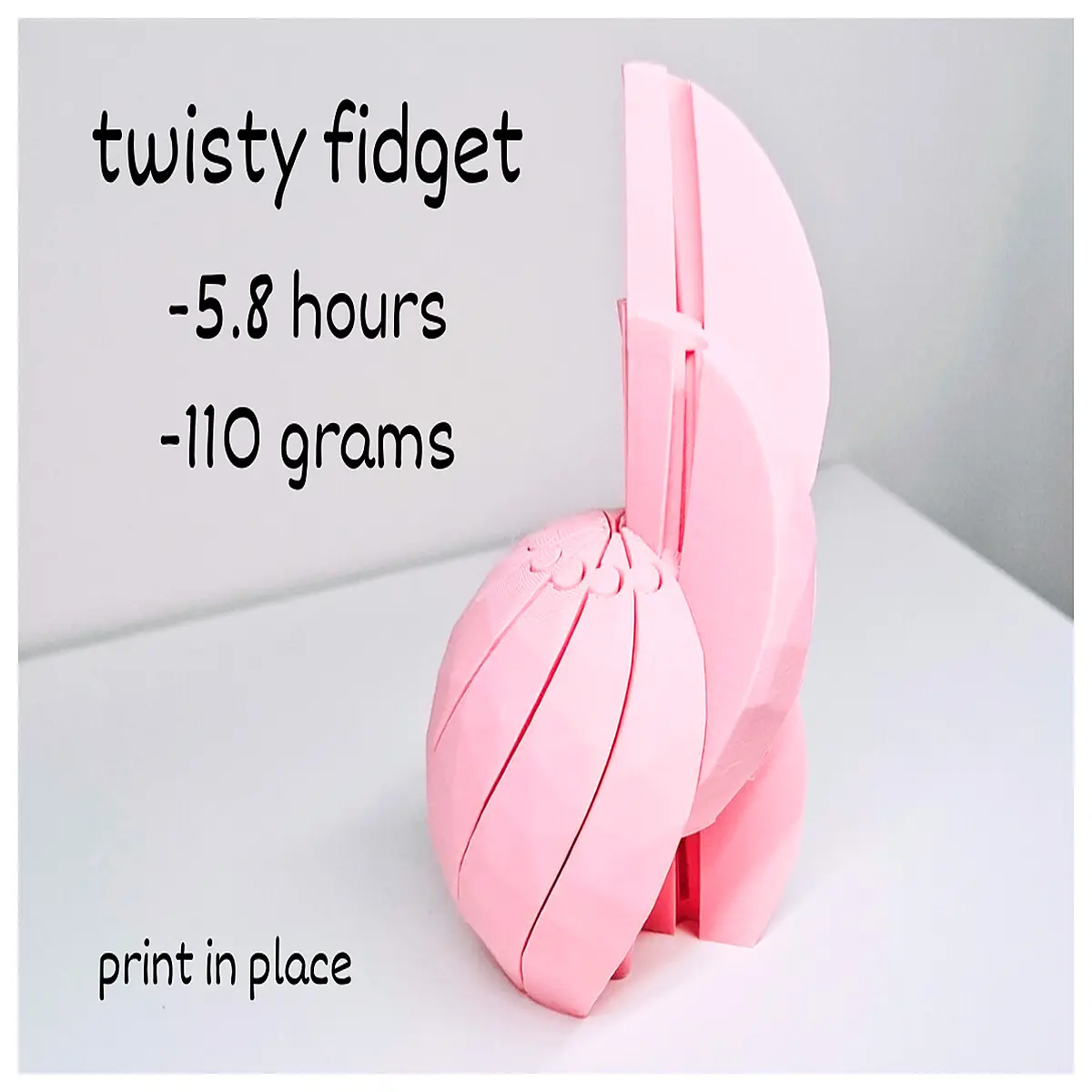 Low Poly Winding Toy Stress Relief Puzzle Deformation Toy Spiral Fun Brain Teaser