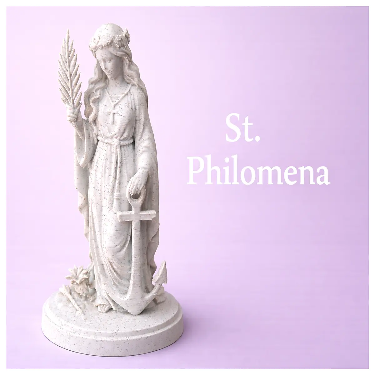 saint philomena youth devotion medal charm necklace teens confirmation