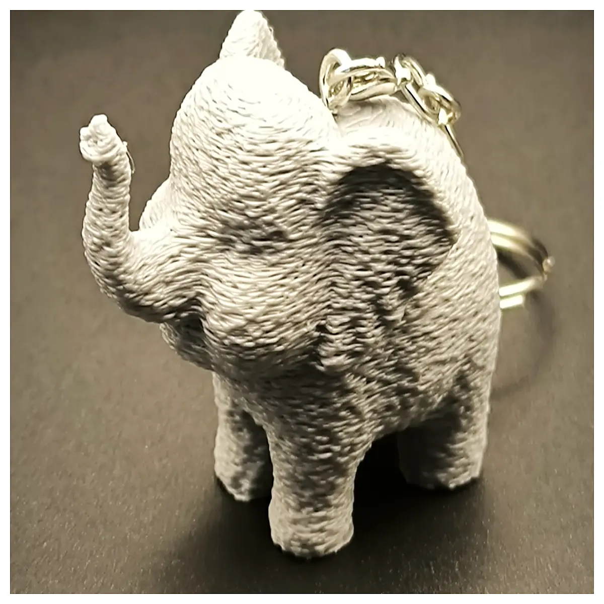 Elephant Keychain Cute Cartoon Animal Shape Car Keyring Decorative Accessory Gift Charm Keychains Parts