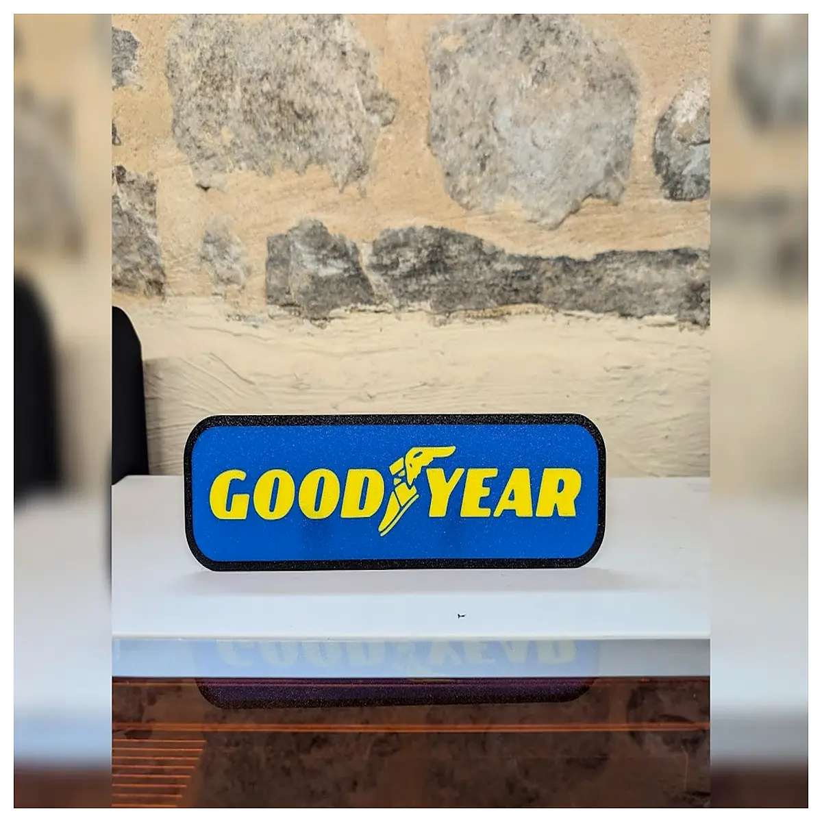 box sign illuminated advertising board for auto repair shop backlit garage wall decor