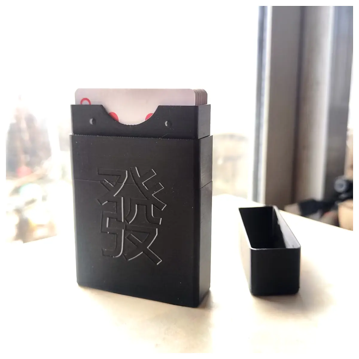 Playing Card Organizer Box Desktop Card Storage Box Game Organizer Poker Box Protective Case Multi Purpose Storage Desk Organizer