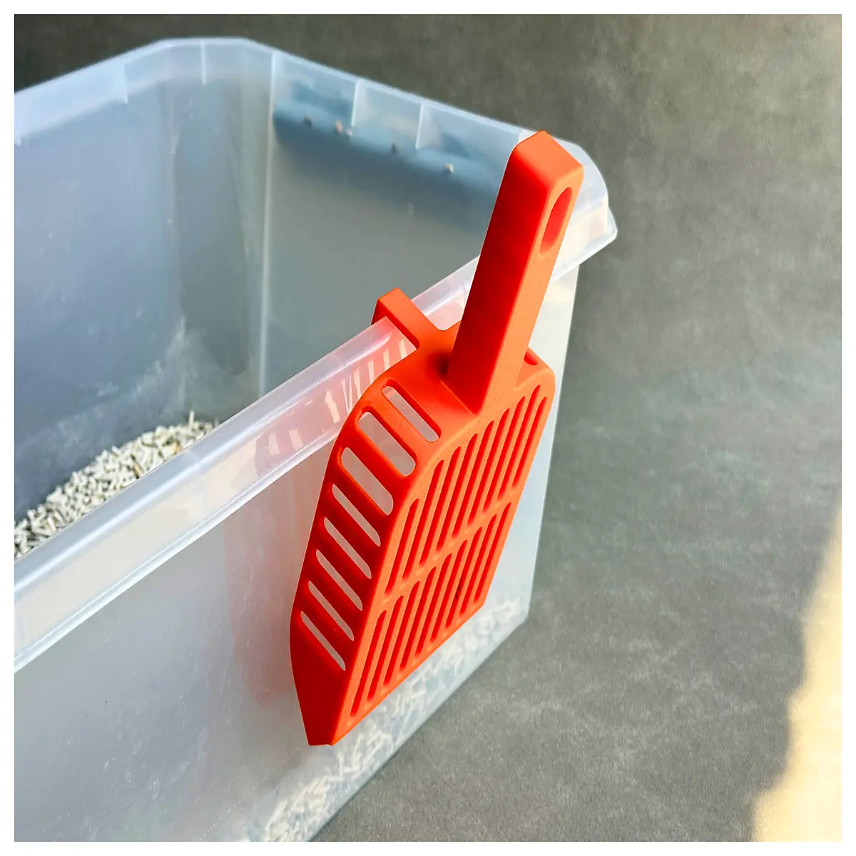 Litter Scoop Automatic Litter Box Hooks Cat Litter Cleaner Holder Litter Box Edge Fastener Improve Cleaning Efficiency