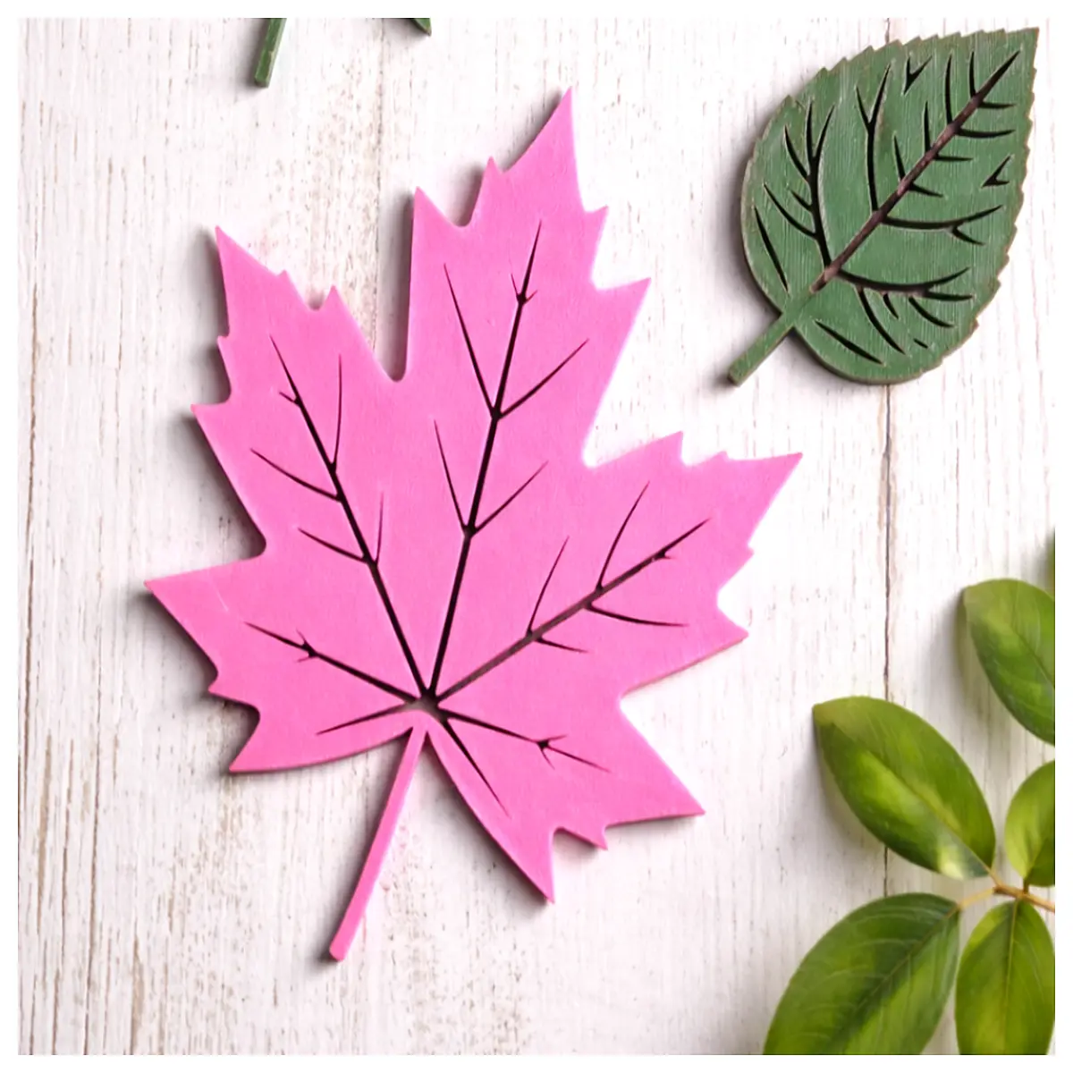Decorative Natural Leaf Wall Art Wall Decor Nature Panels Green Leaf Decorations Indoor Wall Art