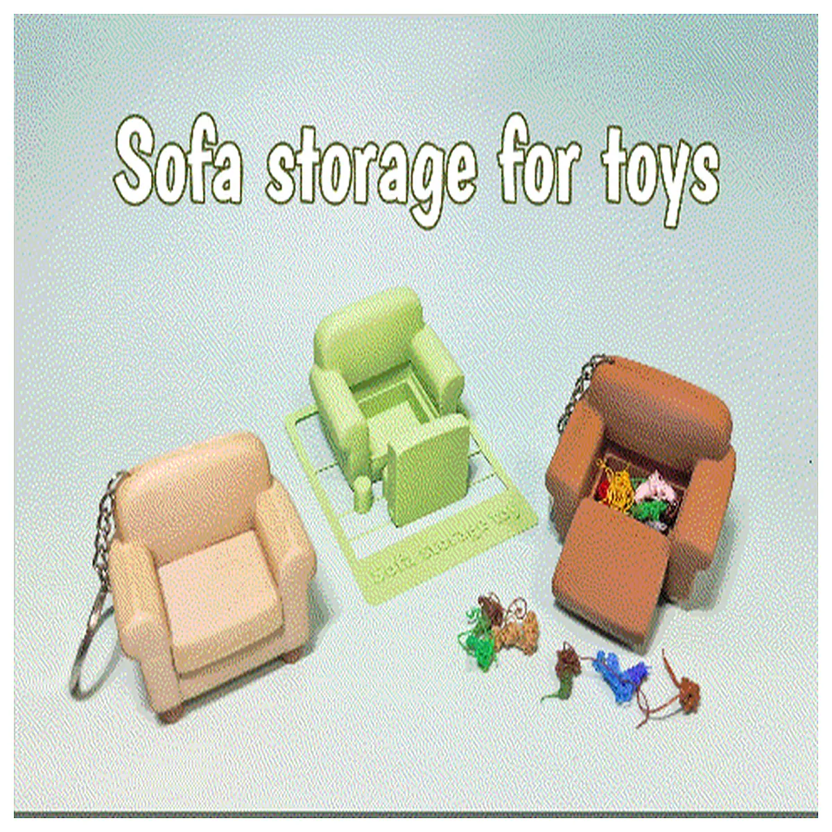 Kids Sofa Toy Storage Set Organizer for Sofa Cushions Toy Storage Home Child Furniture Accessories