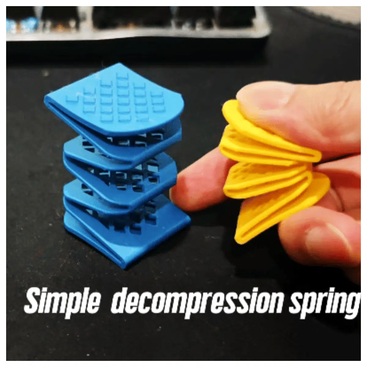 Simple Compression Spring Toy Stress Relief Toy for Kids Adults Anxiety Relief Fun Puzzle Desk Decoration Relaxation Aid