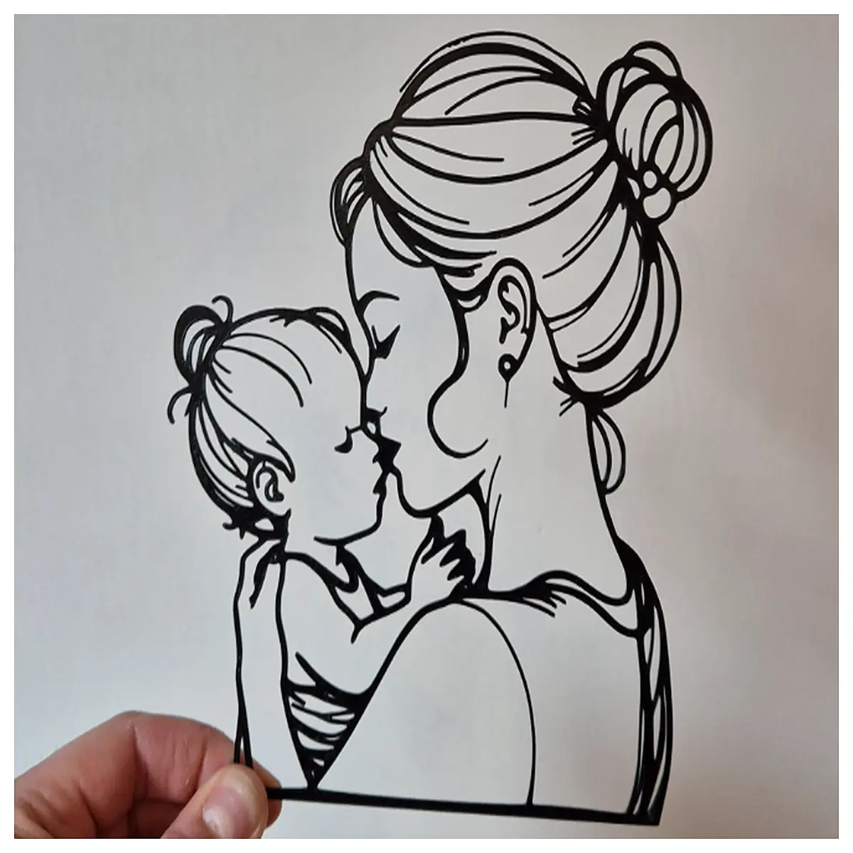 nursery wall art mother and child print modern baby room decor canvas painting sentimental family love gifts for new moms