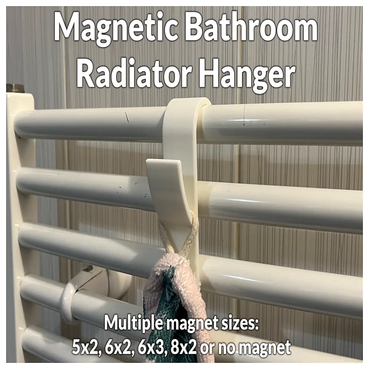 Magnetic Radiator Hook Wall Mount Radiator Hanger Bathroom Accessories Magnetic Hook Radiator Installation Hardware