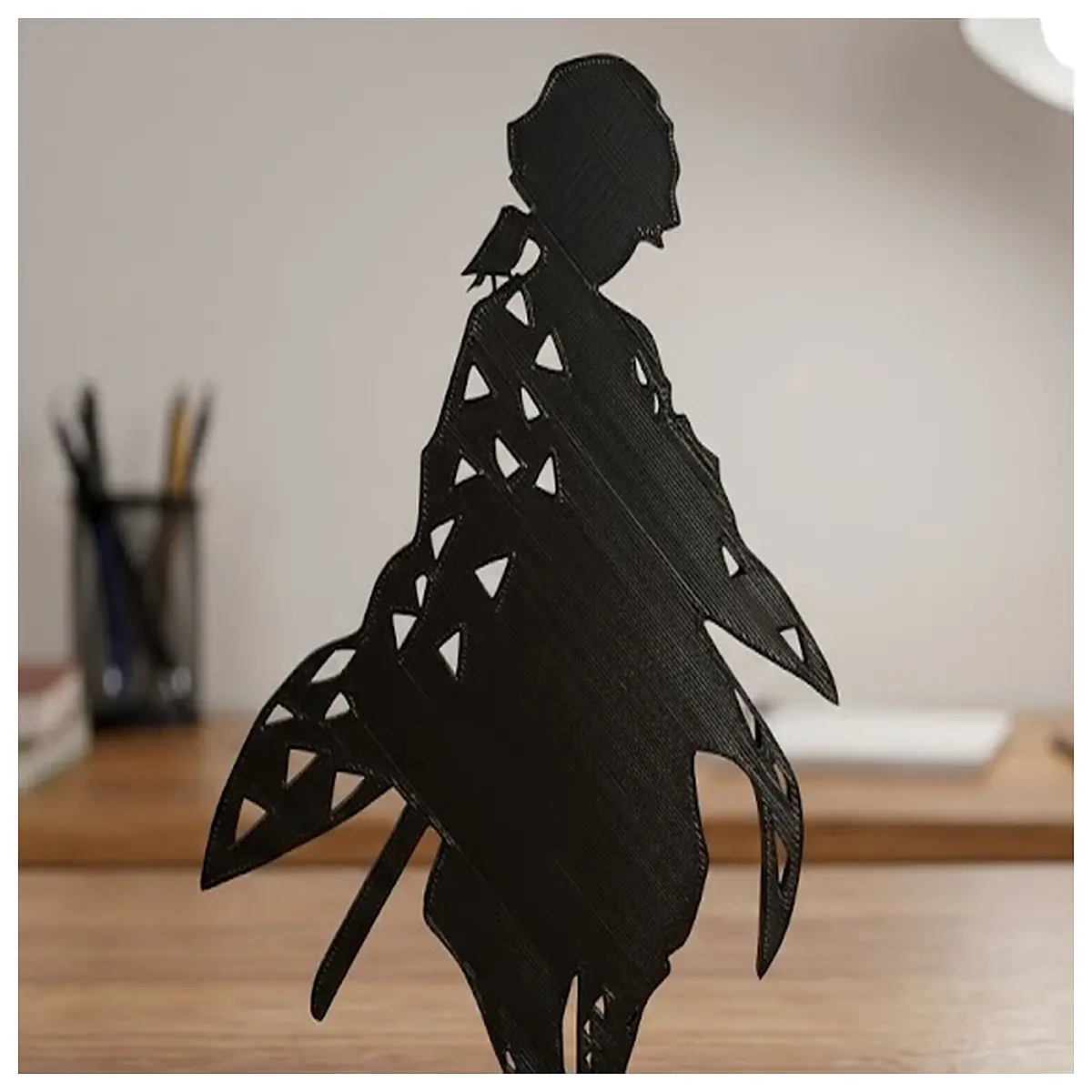 3D Printed Silhouette 85 Anime Character Shadow Decor Hanging Wall Art Living Room Bedroom Decoration Anime Merchandise Trendy Art Piece