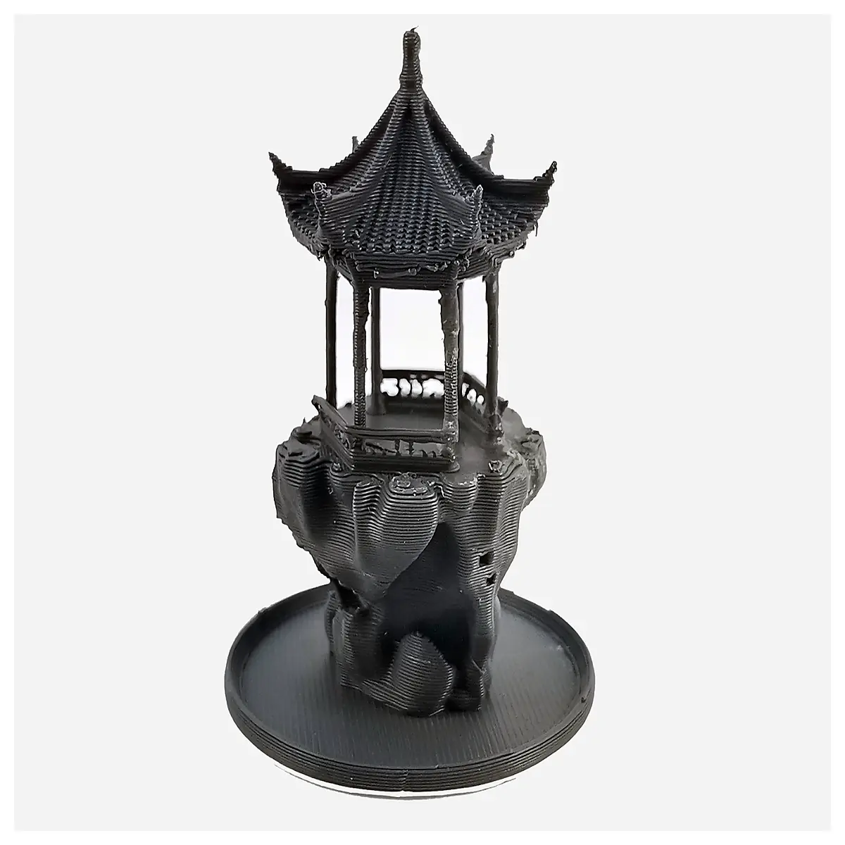 Lacquered Stone Fish Tank Landscape Pond Aquarium Decoration Fish Tank Setting Aquarium Accessories Lake Style