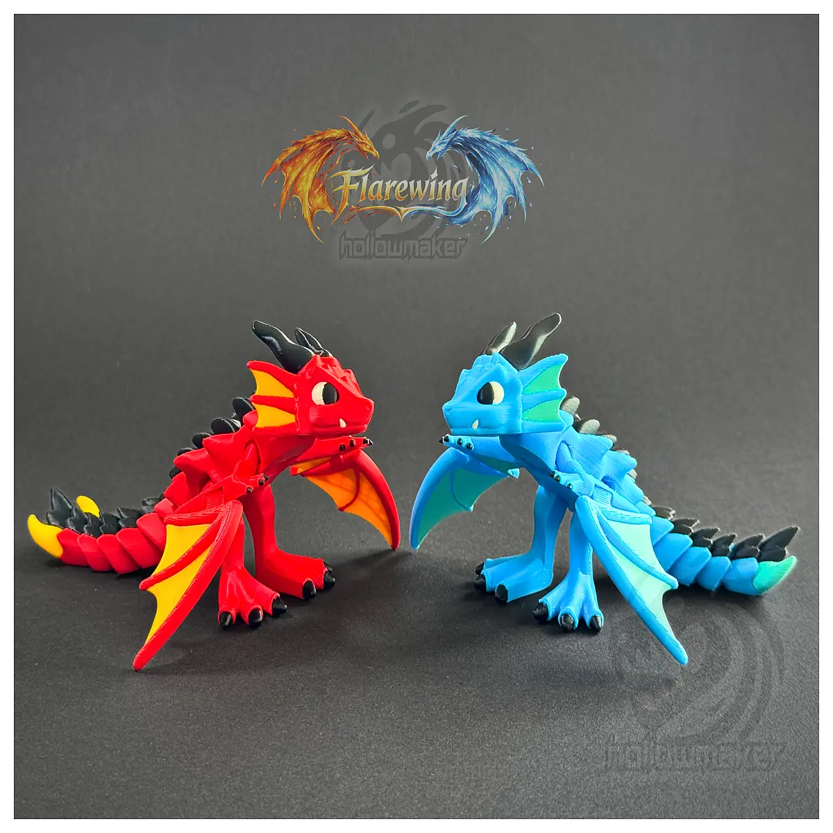 Flarewing All in One Printing Dragon Toy Model Dragon Desktop Decoration Collectible Realistic Dragon Dragon Figure Simulation Dragon Gift Collection
