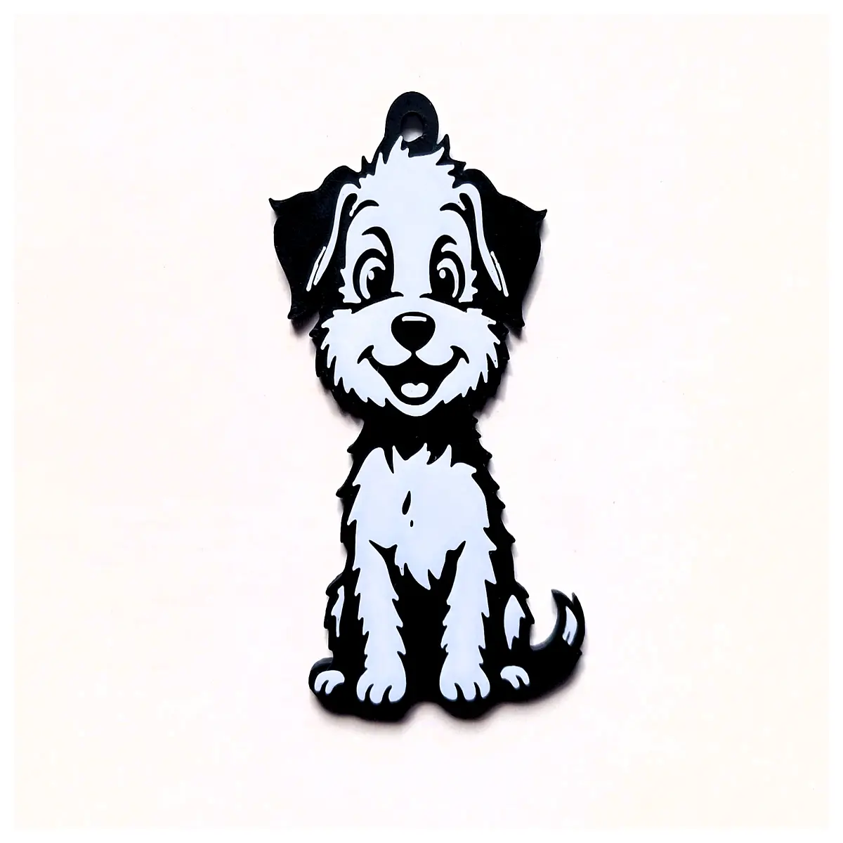Cute Dog Charm Keychain Pet Memorial Gift Dog Accessory Lucky Charm Present for Friends 3