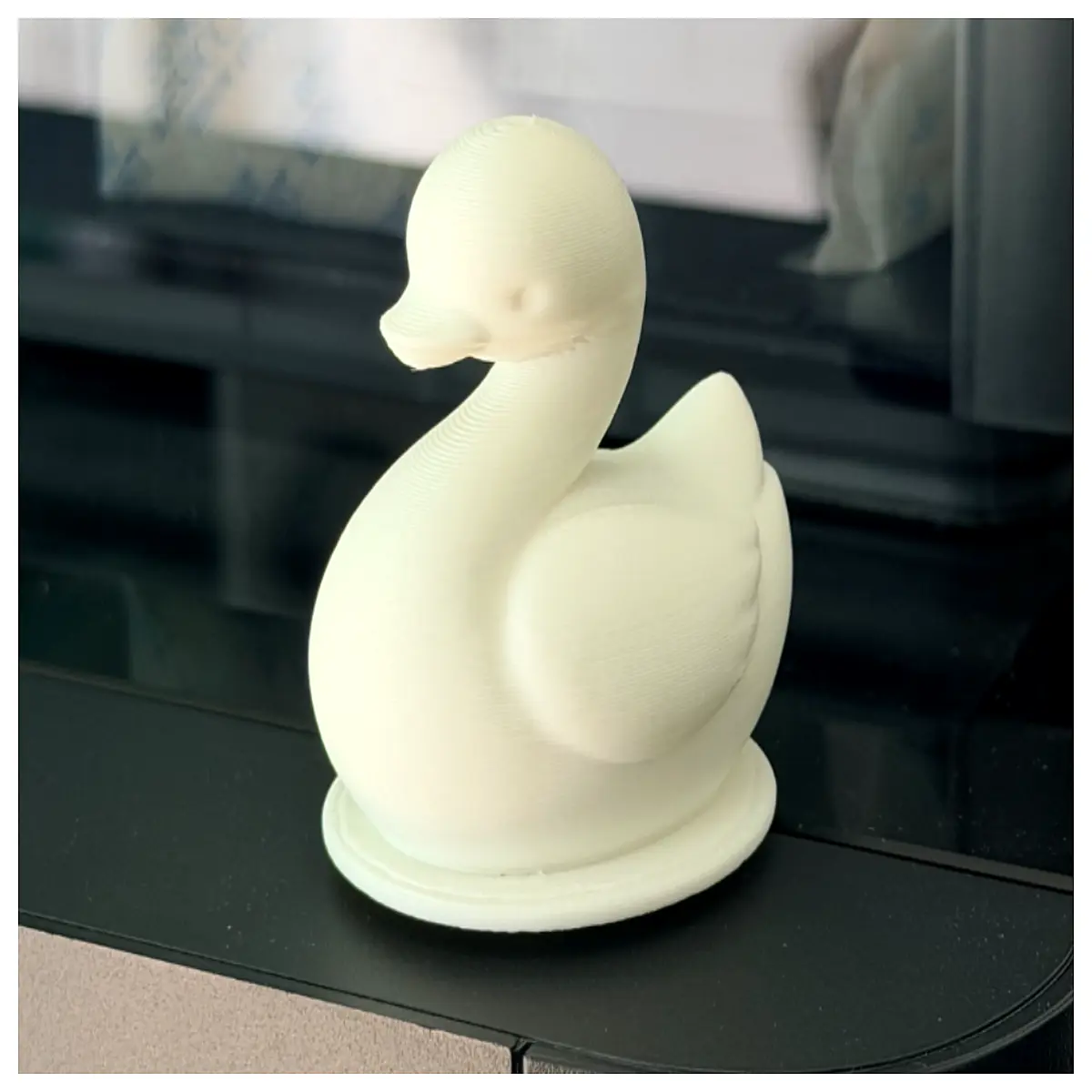 realistic white swan statue garden decor outdoor lawn ornament animal sculpture for home yard and pond landscaping accents