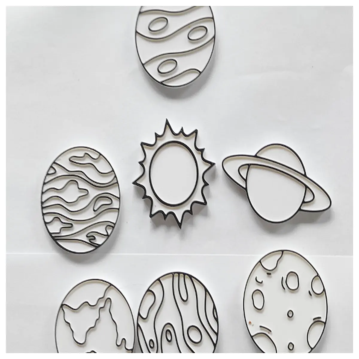 Mini Planet Toy Model Space Decoration Desktop Figurine Kids Educational Puzzle Gift Cosmic Accessory Mini Planet