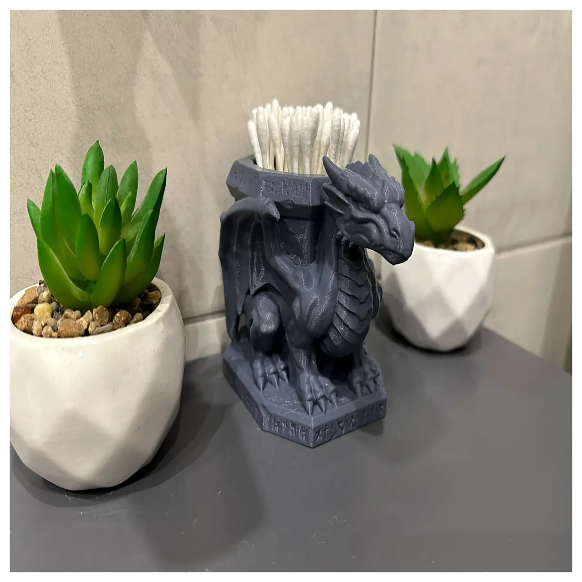 Dragon Shaped Cotton Swab Tube Soft Hose Support Car Parts Car Interior Dragon Design Automotive Decoration Dragon Cotton Swab Tube Accessories