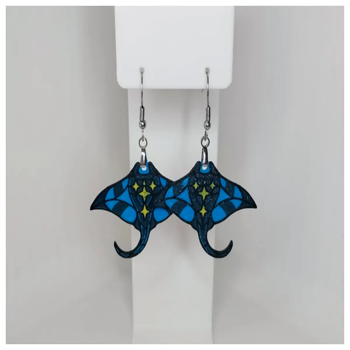 Dolphin Earrings 3D Printed Ocean Style Shark Earring Trendy Women s Jewelry Creative Accessories Shark Design