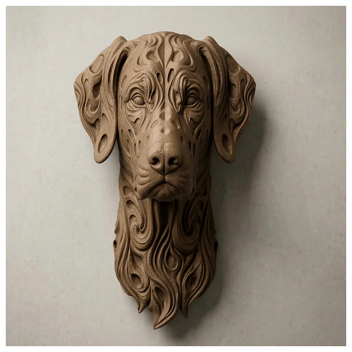 Spotted Dog Wallpaper Decor Wall Art Mural Decorative Print Pet Theme Art Wall Decor