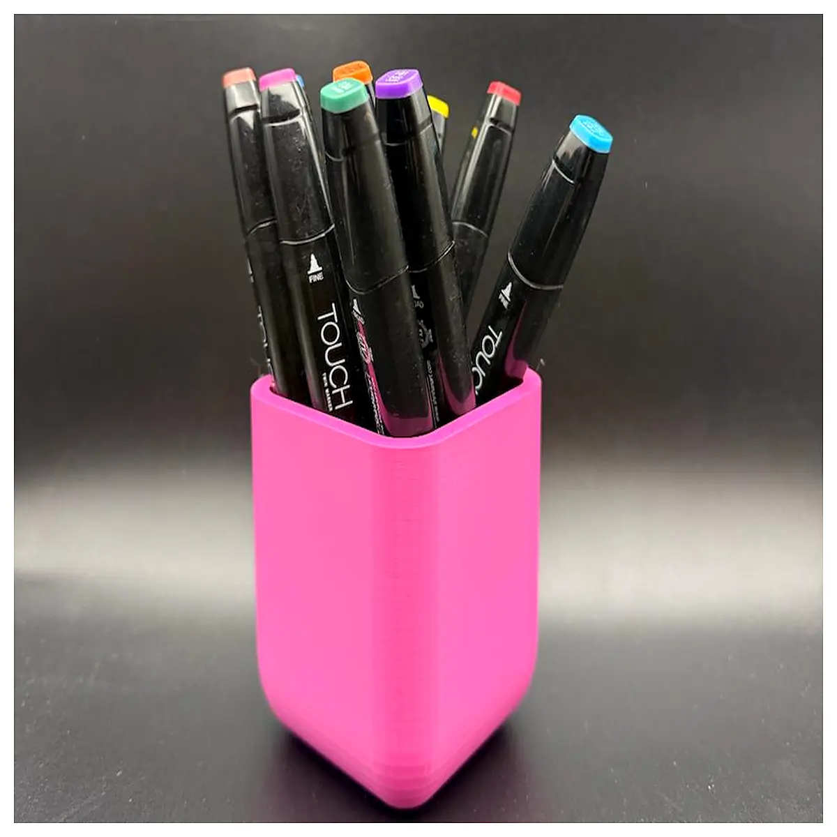 Desktop Pen Holder Organizer Desk Storage Box Pencil Case Holder Stationery Supply Multi Function Pen Organizer