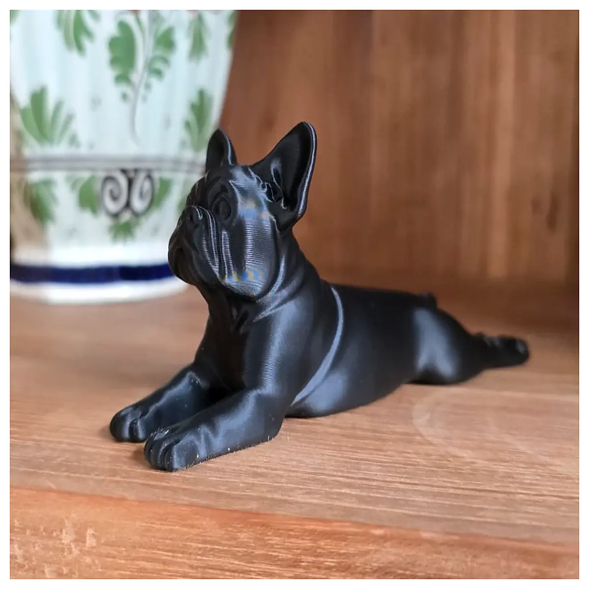 French Bulldog Lying Down Paper Model Print Version 32g Pet Toy DIY Assembly Fun Puzzle Toy