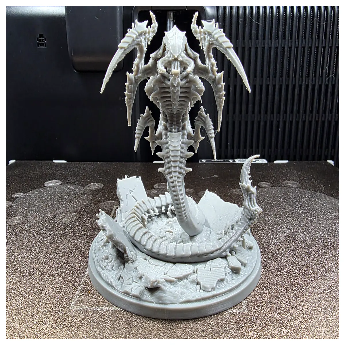 large alien action figure underground hunter collectible sci fi toy for kids