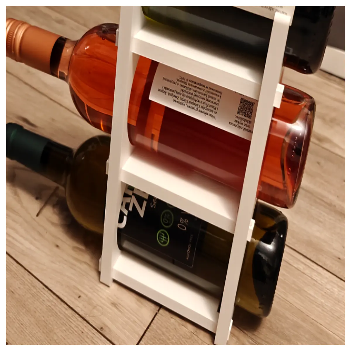 Wine Display Rack Wine Storage Shelf Simple Design Home Bar Easy Installation Wine Glass Holder Decorative Accessory