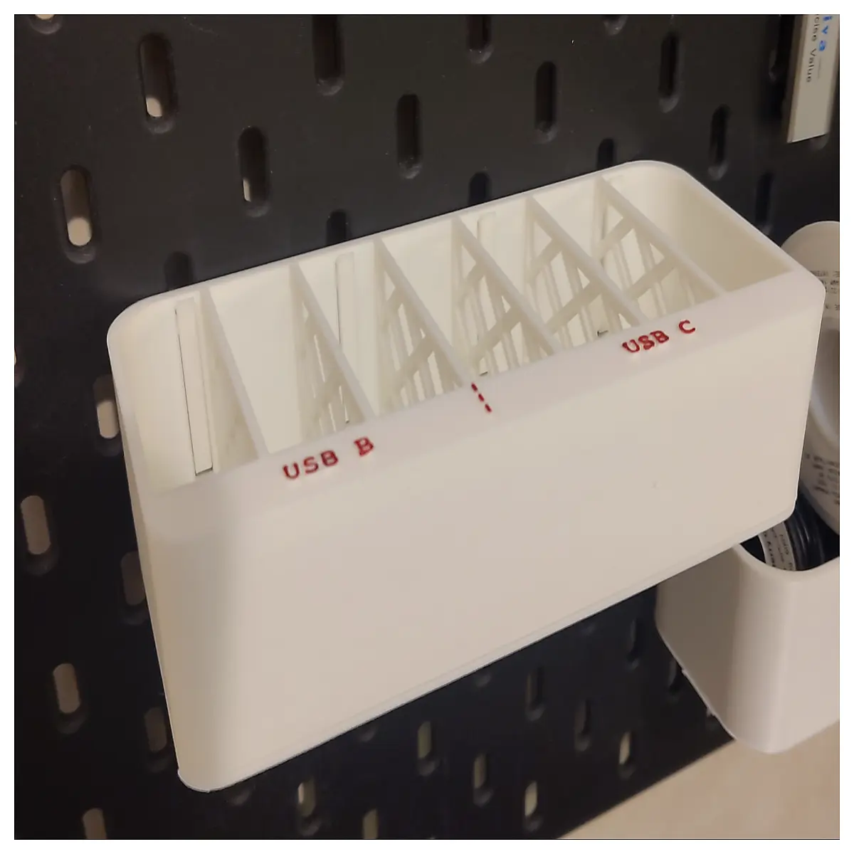 SKADIS Cable Hook Organizer Desktop Cable Management PC Cable Holder Office Cable Organizer Electronics Cable Fixation