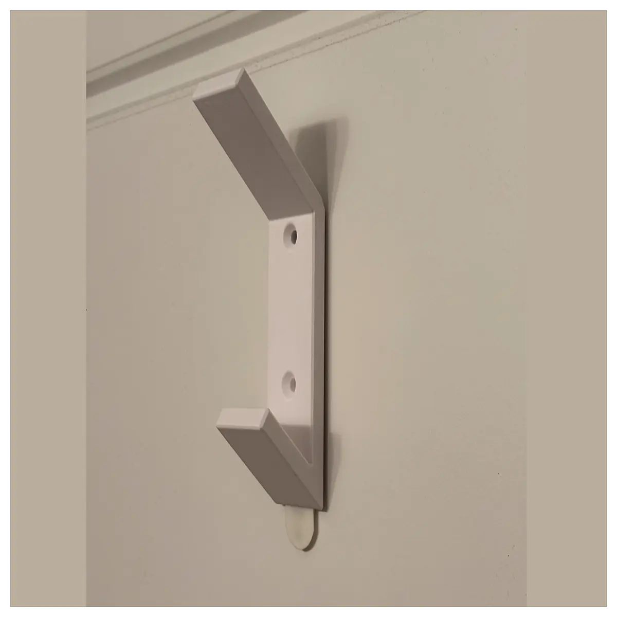 modern double hook wall mounted duty coat rack bathroom towel holder key hanger for home office entryway