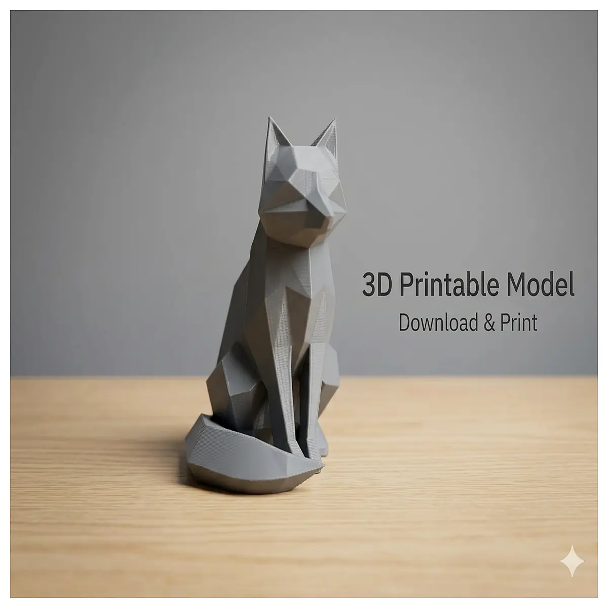 fox origami paper craft for kids easy folding instructions cute animal art project decorative paper fox figure