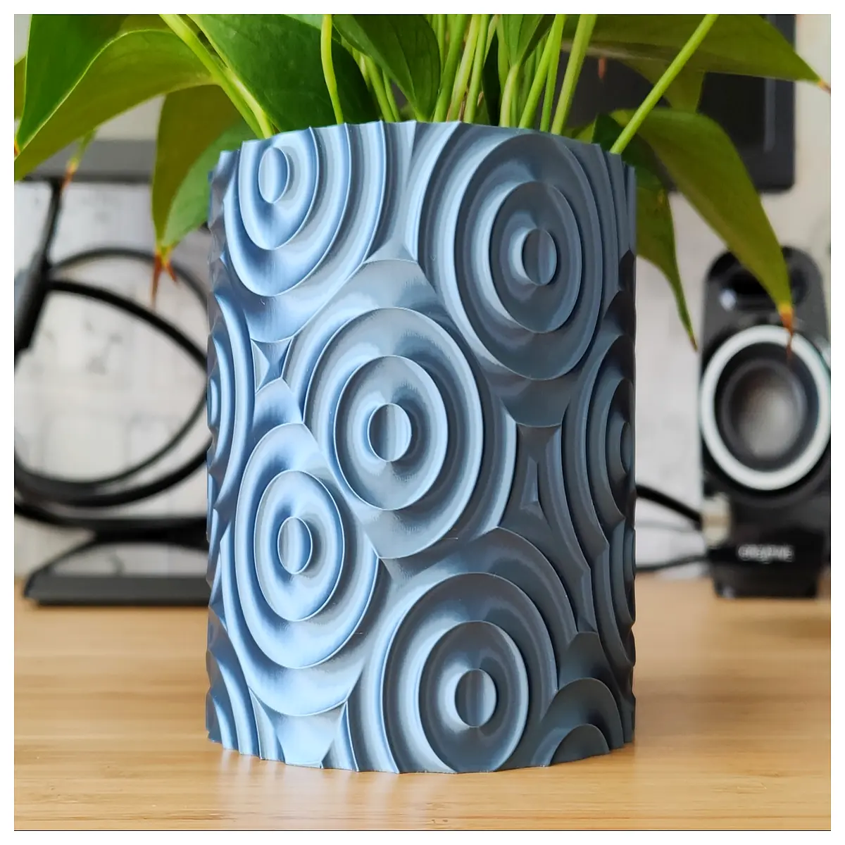 Ripple Flower Pot Decoration Modern Water Feature Vase Design Creative Home Decor Indoor Plants Floral Arrangement Pot Accessories