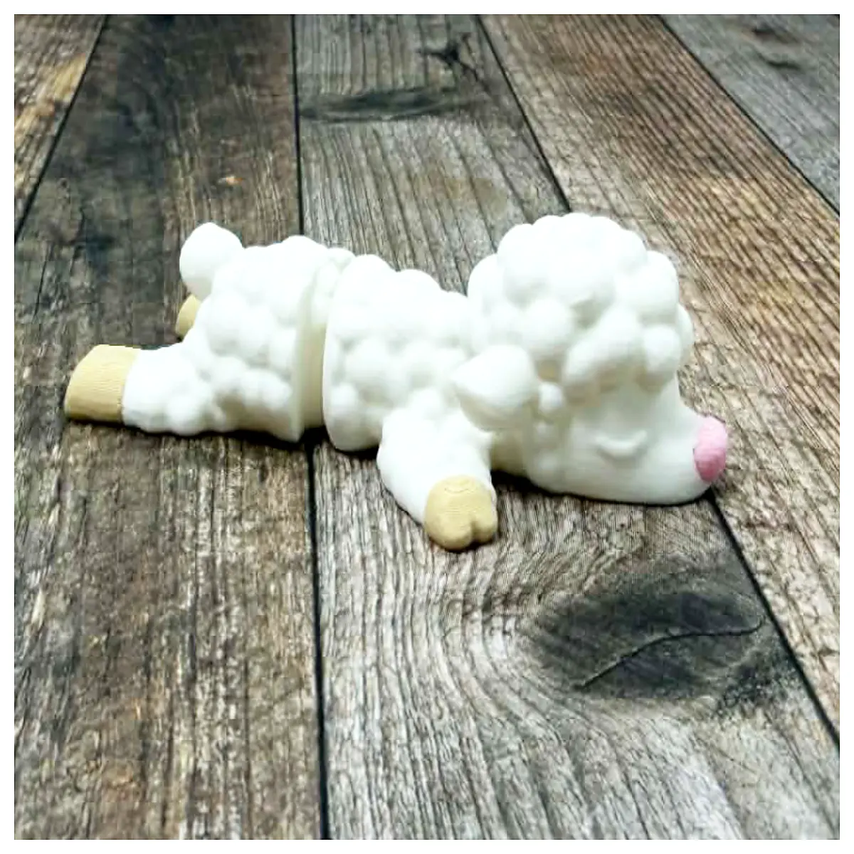 Mini Movable Joint Sheep Toy Little Lamb Interactive Plush Kids Birthday Gift Baby Educational Toy