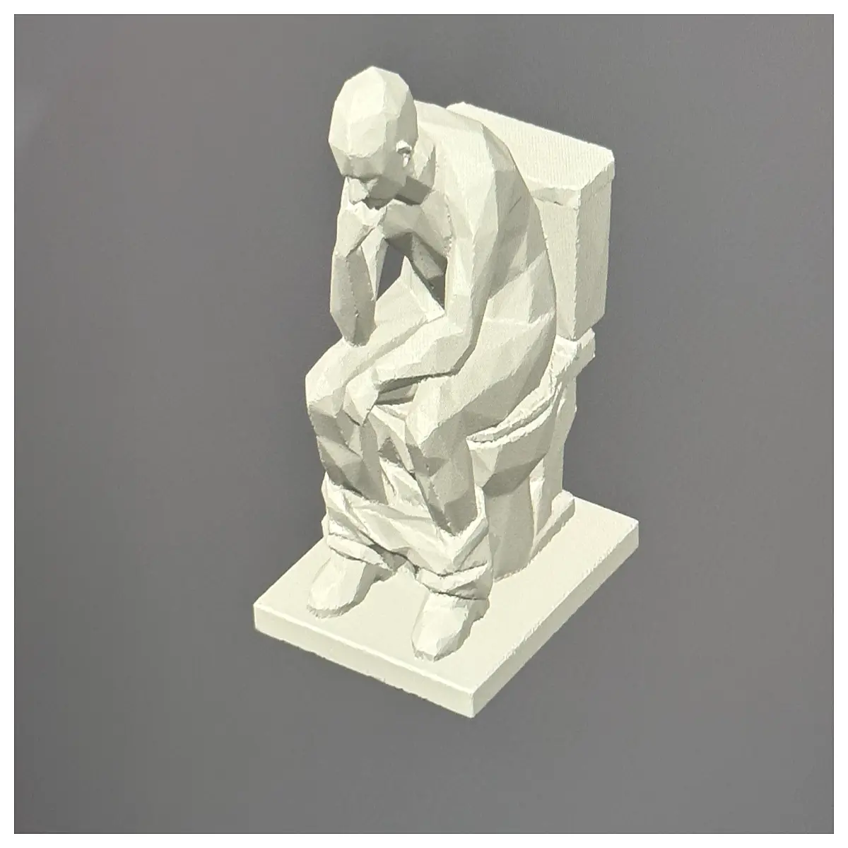 bathroom statue of the thinker modern art decor for shower room zen meditation sculpture home accessories