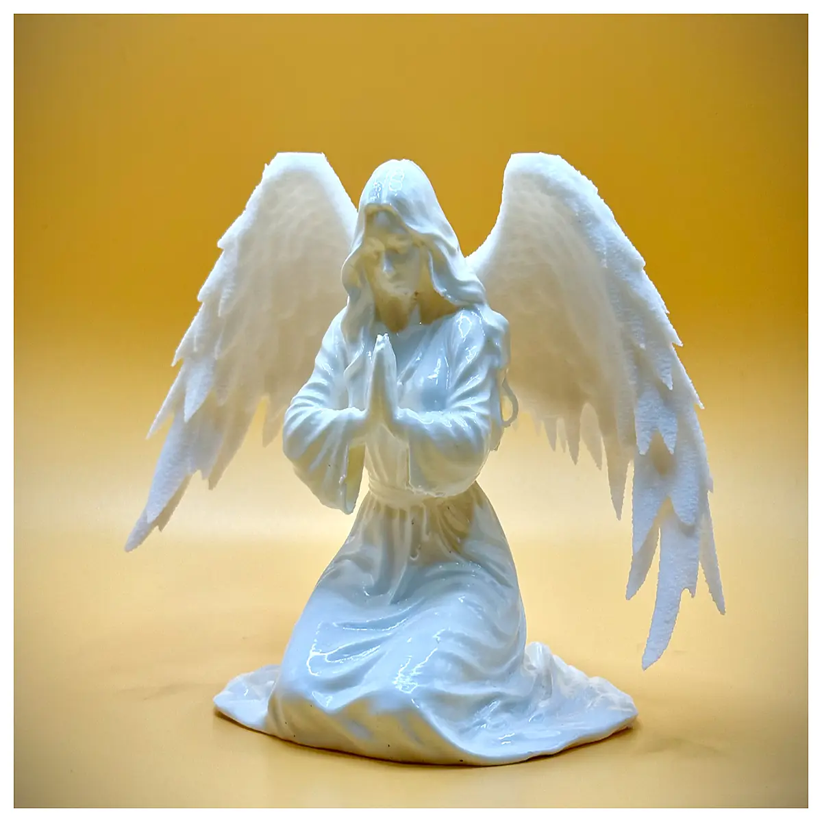 Prayer Angel Statue Figurine Small Religious Decor Prayer Blessing Figurine Desk Decoration Gift Ornament