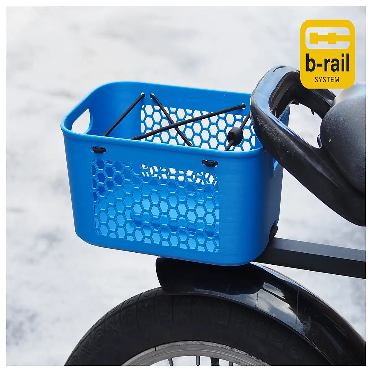 Child Bicycle Rear Basket B Rail System Cargo Basket Transport Basket Cycling Accessories