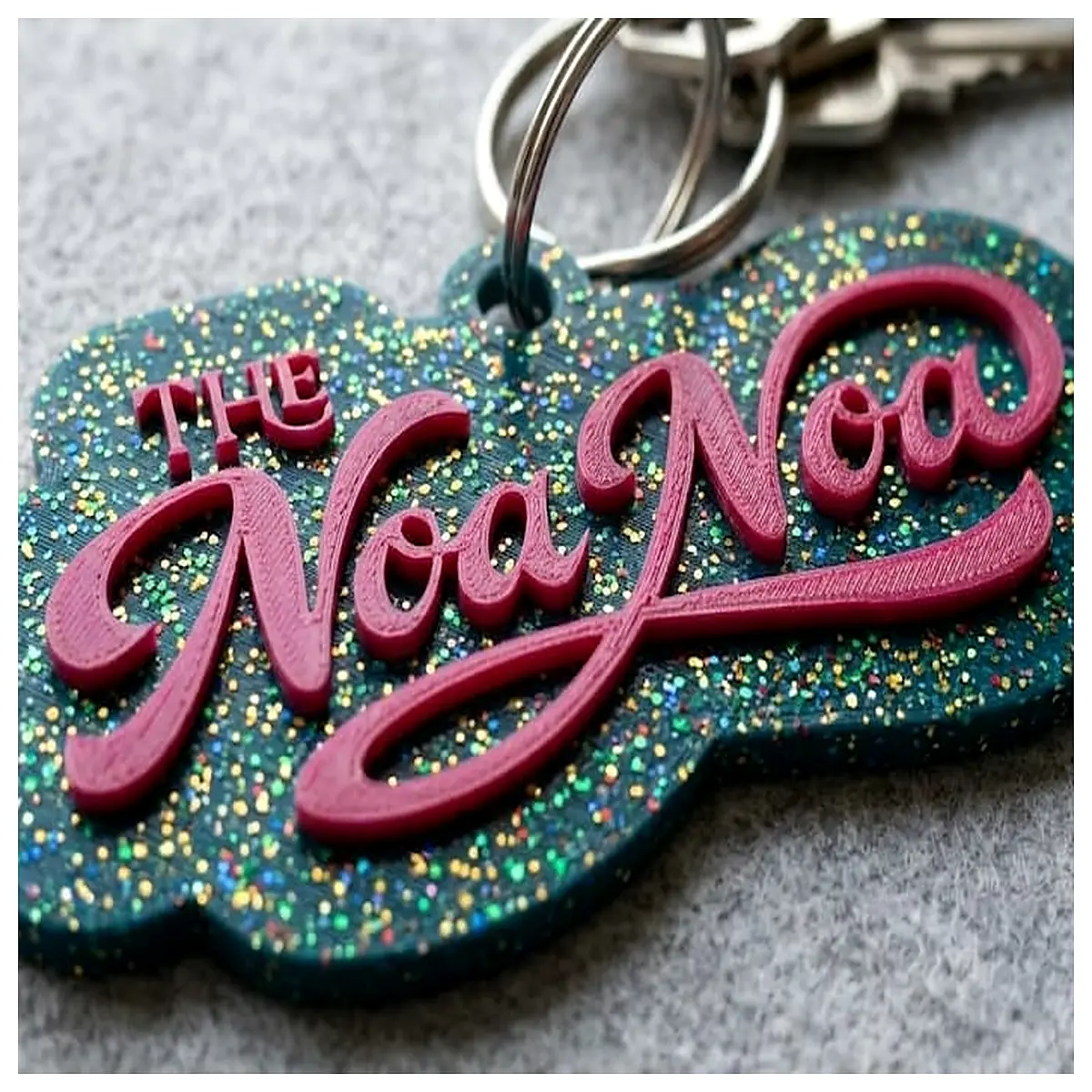 NOA NOA Keychain Minimalist Design Car Key Chain Mobile Keyring Accessory Gift Charm Key Parts