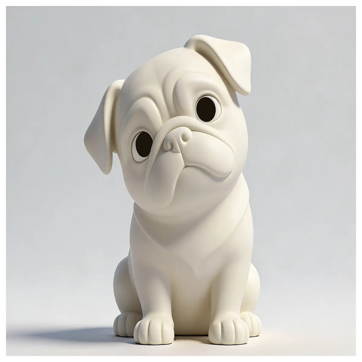 Bacog Dog Figurine Miniature Dog Model Pet Decoration Home Accent Cute Cartoon Dog Toy Desktop Display Gift Choice