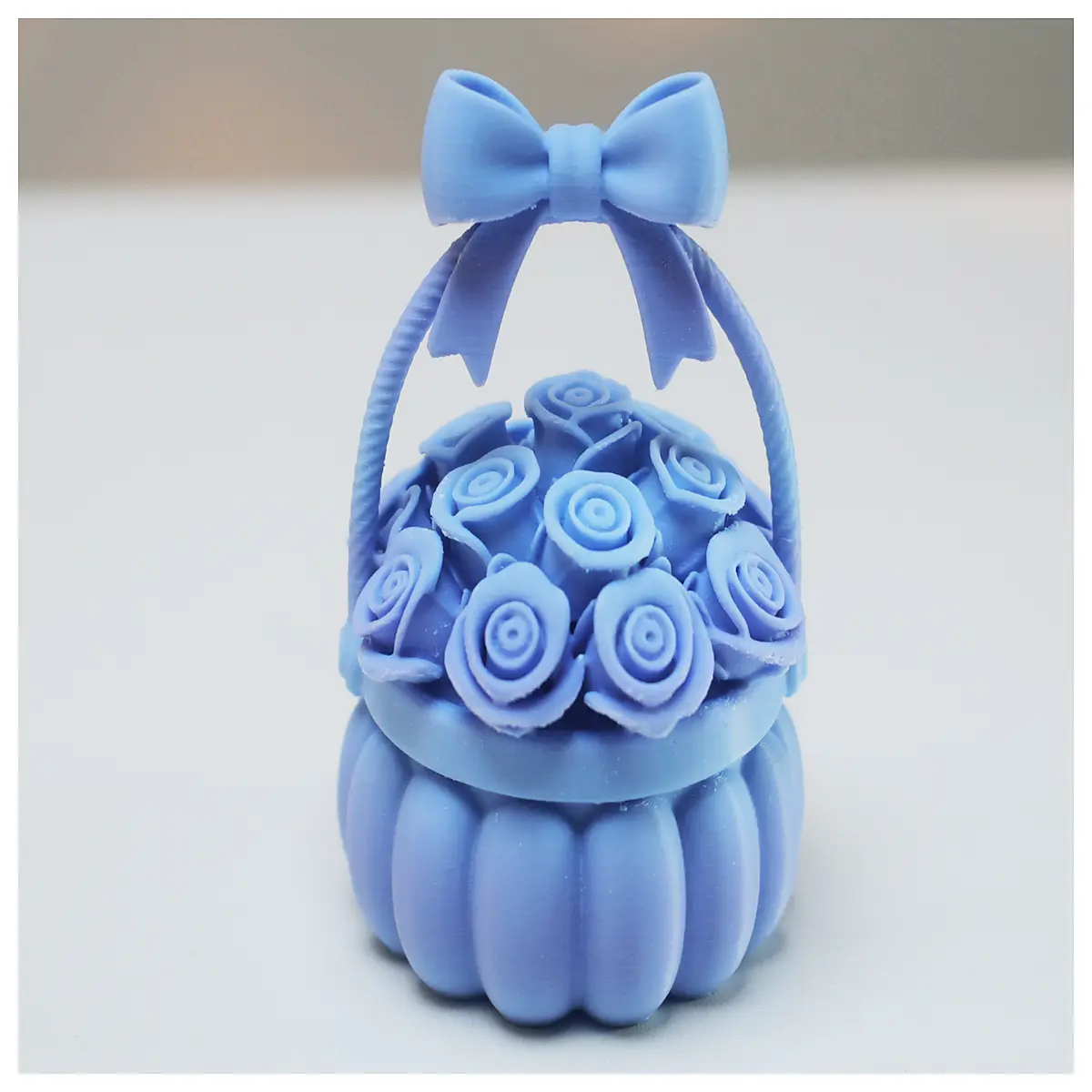 Bow Ribbon Roses Flower Arrangement Decorative Display Gift Bouquets Romantic Flowers Flower Basket Gift