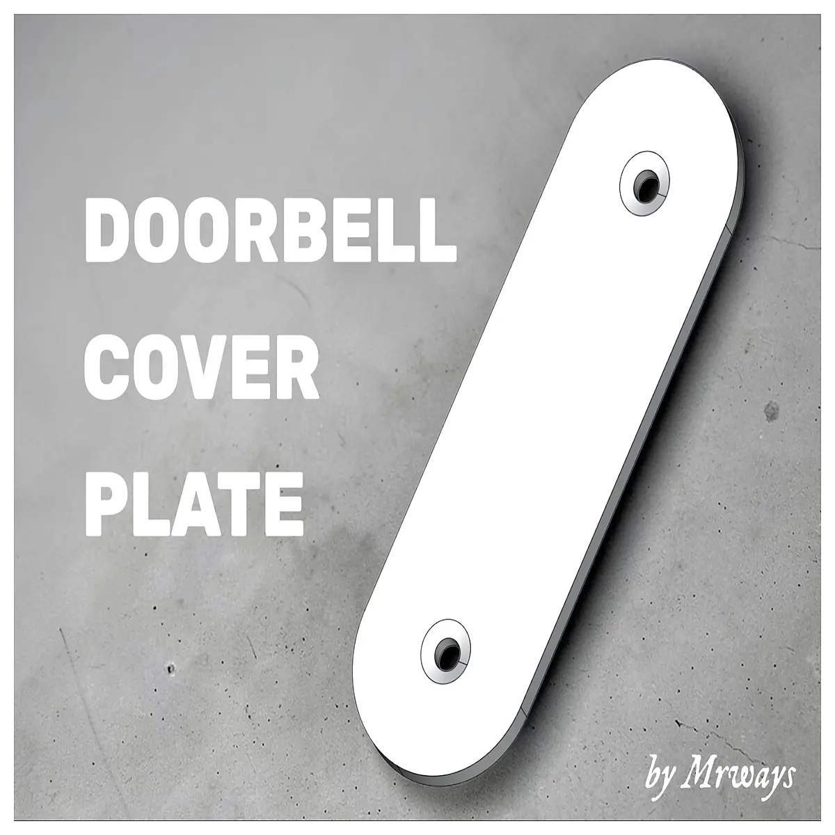 Doorbell Button Cover Replacement Decorative Exterior Interior Doorbell Accessories Protective Shield Seal Smart Doorbell