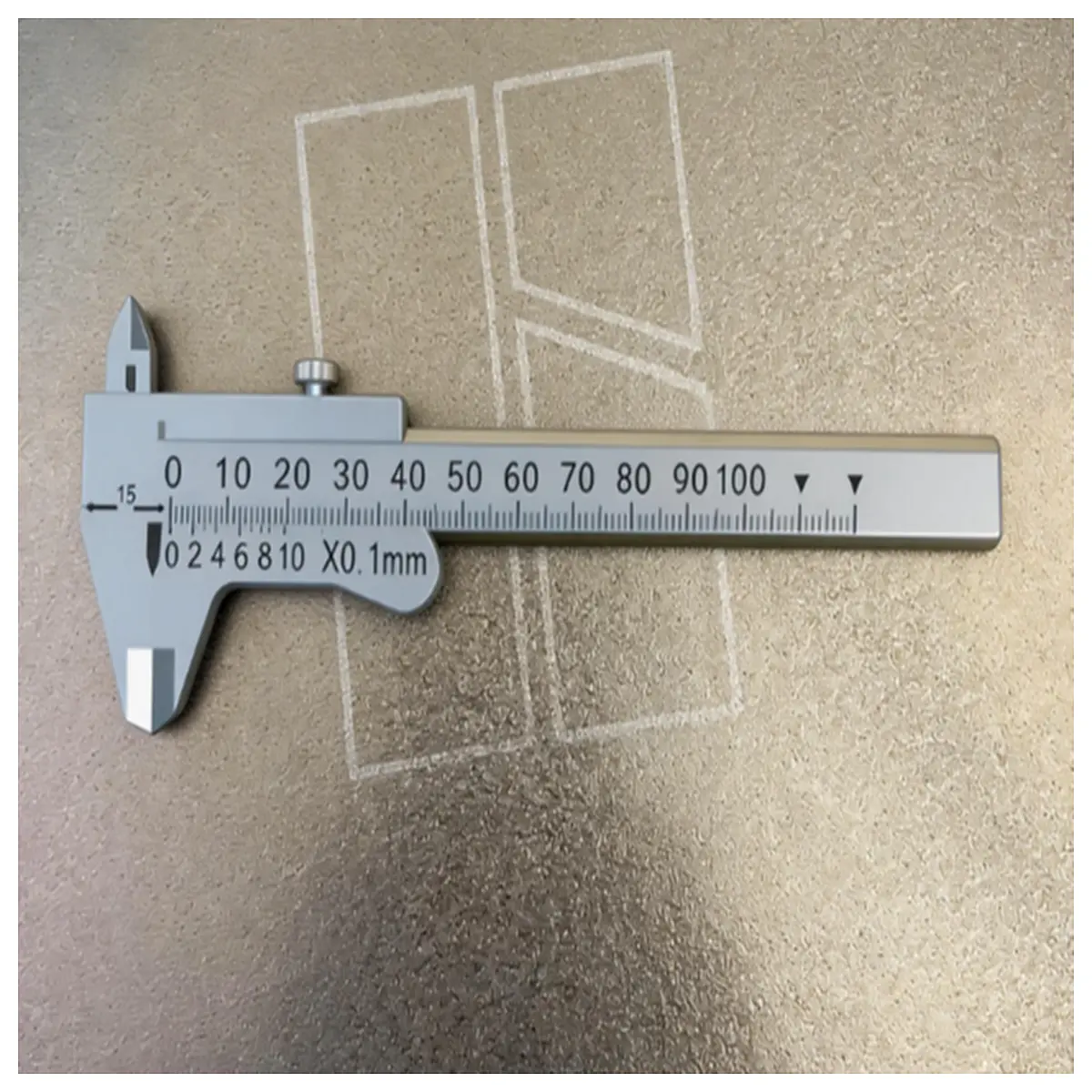 Fixed Vernier Caliper Measurement Tool Precision Calibration Part Dimensions Measuring Equipment Repair Accessories